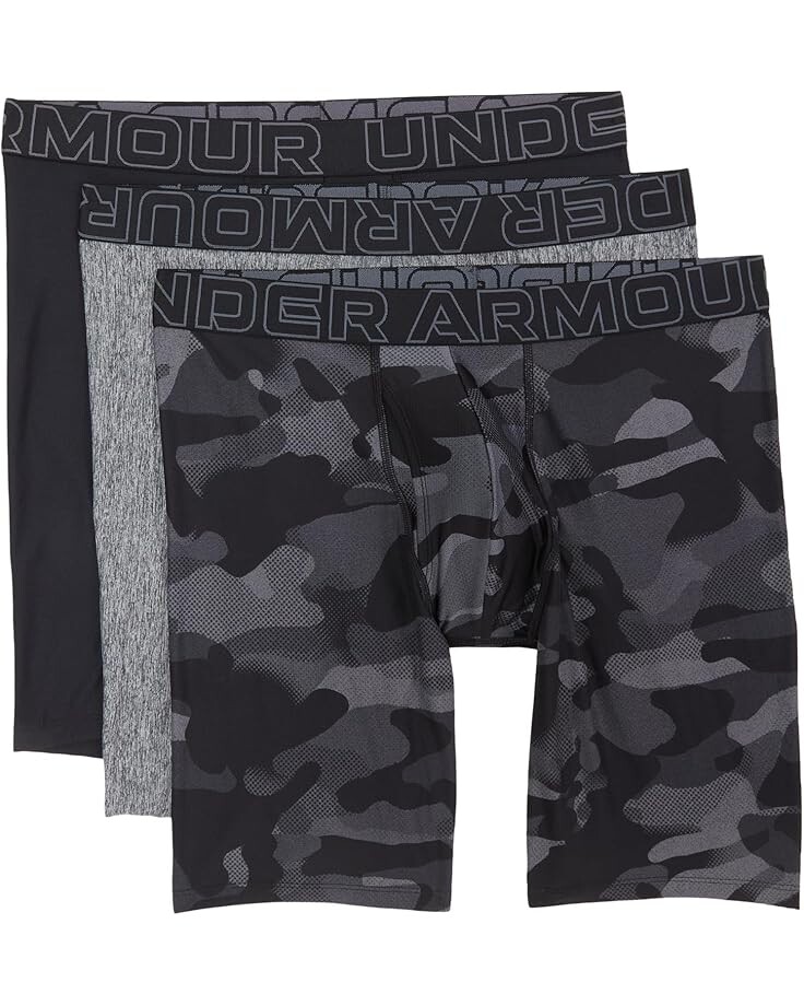 Боксеры Under Armour 3-Pack Performance Tech Print 9” Boxer Briefs, черный
Боксеры Under Armour 3-Pack Performance Tech Print 9” Boxer Briefs, черный