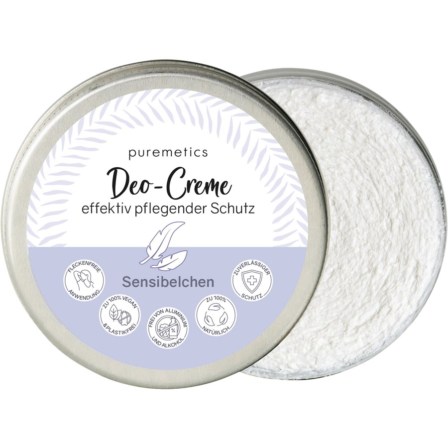 Дезодорант deo-creme sensibelchen Puremetics, вес 45 гр.
Дезодорант deo-creme sensibelchen Puremetics, вес 45 гр.