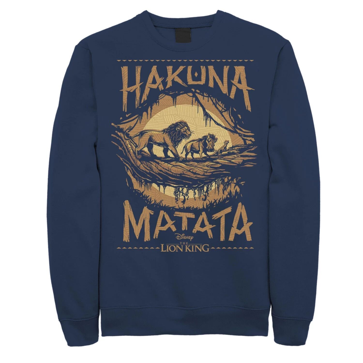 Мужской свитшот The Lion King Live Action Hakuna Matata Sunset, Blue Disney, синий
Мужской свитшот The Lion King Live Action Hakuna Matata Sunset, Blue Disney, синий