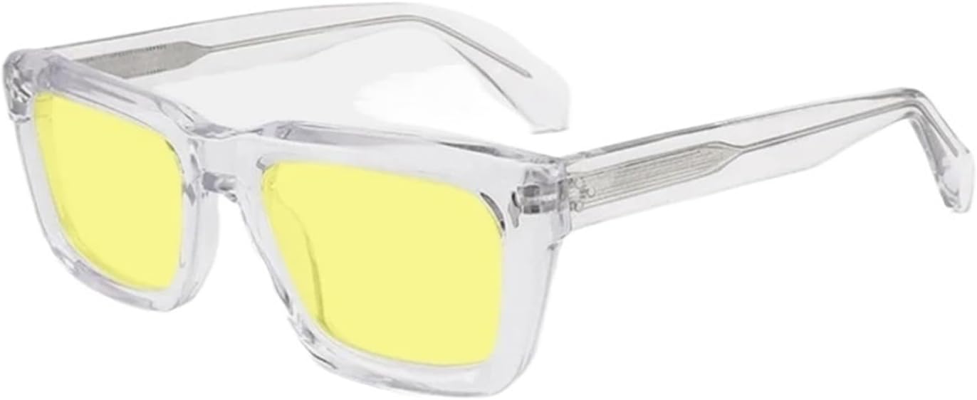 Винтажные поляризованные ацетатные солнцезащитные очки для мужчин, ретро-дизайнерские солнцезащитные очки UV400, утолщенные солнцезащитные очки для женщин, ручная работа, роскошные очки QOGANS, Transparent Yellow
Винтажные поляризованные ацетатные солнцезащитные очки для мужчин, ретро-дизайнерские солнцезащитные очки UV400, утолщенные солнцезащитные очки для женщин, ручная работа, роскошные очки QOGANS, Transparent Yellow