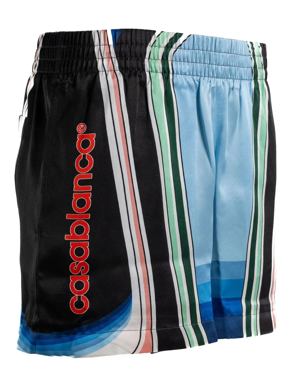 Шелковые шорты с графическим узором CASABLANCA, черный
Шелковые шорты с графическим узором CASABLANCA, черный