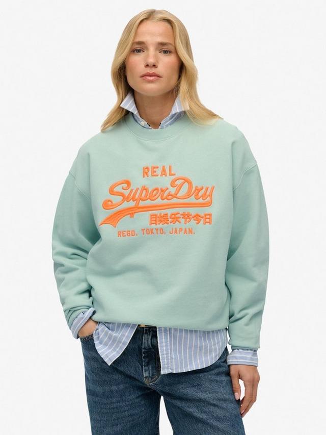 Винтажный свитшот с неоновым логотипом Superdry, Harbour Grey
Винтажный свитшот с неоновым логотипом Superdry, Harbour Grey