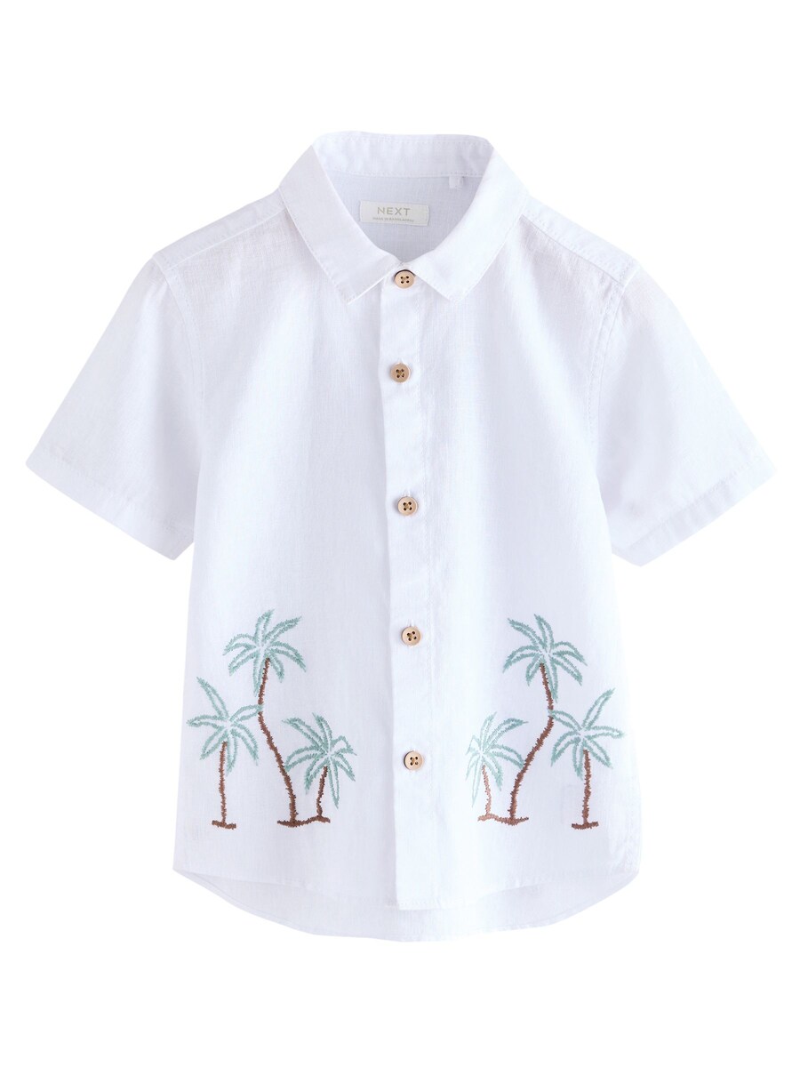 Рубашка на пуговицах классического кроя Next, белый
Рубашка на пуговицах классического кроя Next, белый