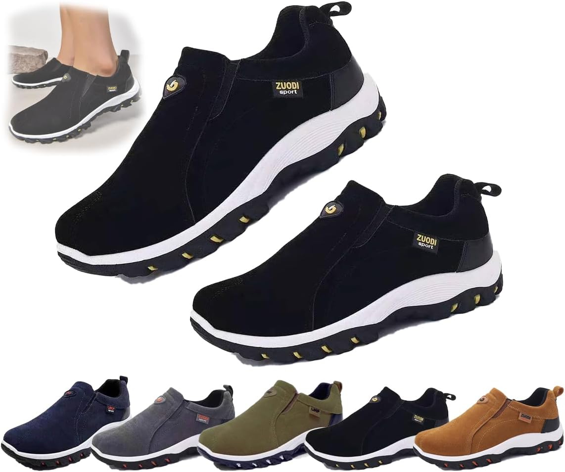 Мужские водонепроницаемые ортопедические прогулочные кроссовки, походные кеды без шнурков, с поддержкой свода стопы, комфорт на весь день для активного отдыха на природе Generic, черный
Мужские водонепроницаемые ортопедические прогулочные кроссовки, походные кеды без шнурков, с поддержкой свода стопы, комфорт на весь день для активного отдыха на природе Generic, черный