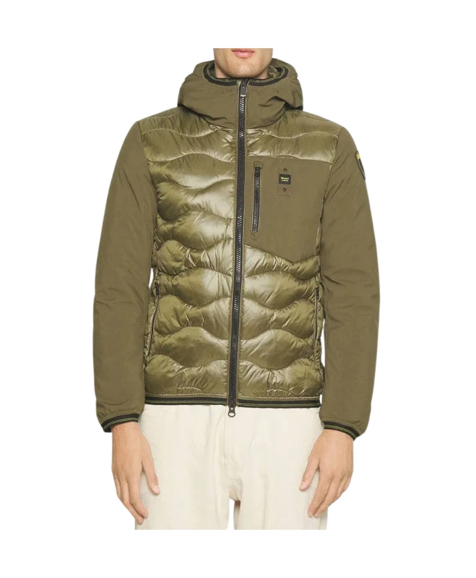 Мужская пуховая куртка с капюшоном Blauer, зеленый
Мужская пуховая куртка с капюшоном Blauer, зеленый