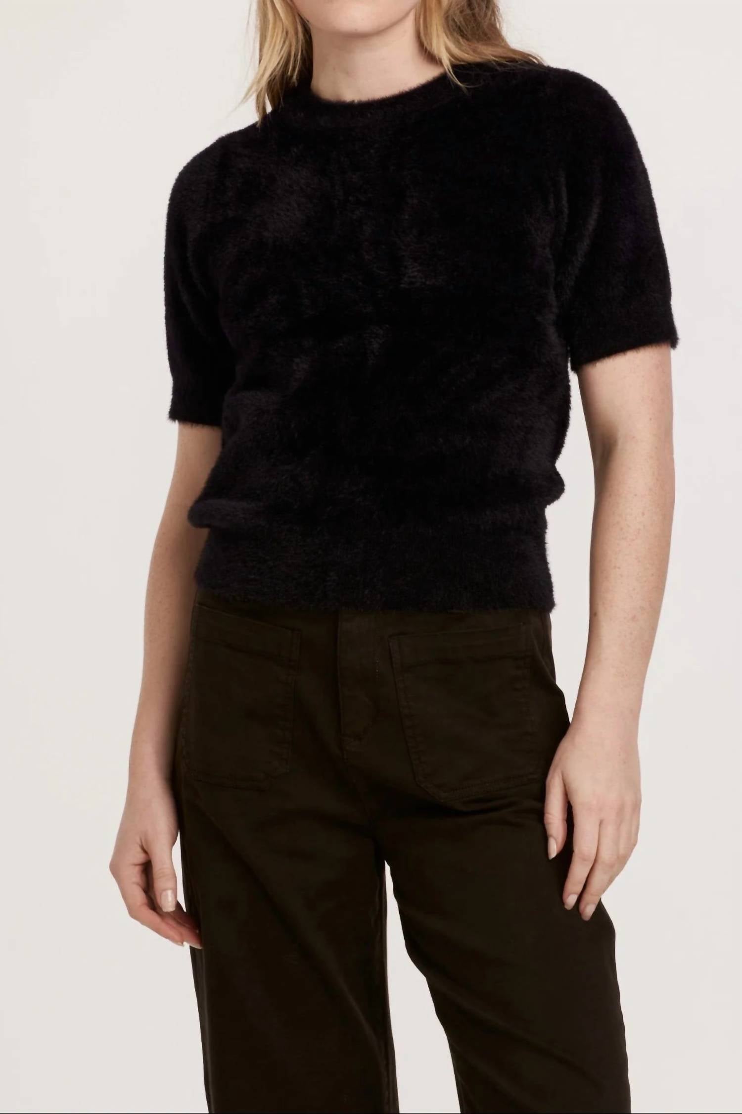 Another Love Пушистая блузка Susie черного цвета
Another Love Пушистая блузка Susie черного цвета