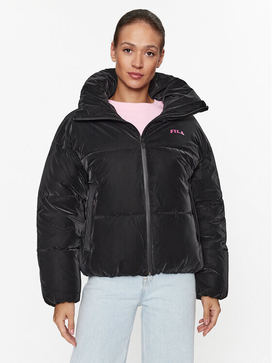 Пуховик стандартного кроя Fila, черный
Пуховик стандартного кроя Fila, черный