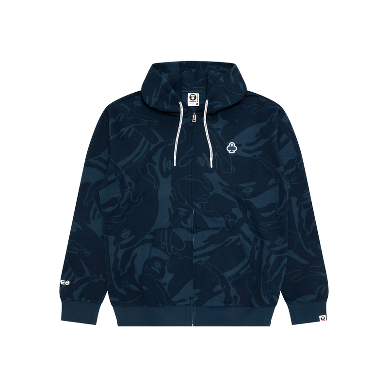 Толстовка с молнией *A Bathing APE с абстрактным принтом Aape, темно-синий
Толстовка с молнией *A Bathing APE с абстрактным принтом Aape, темно-синий