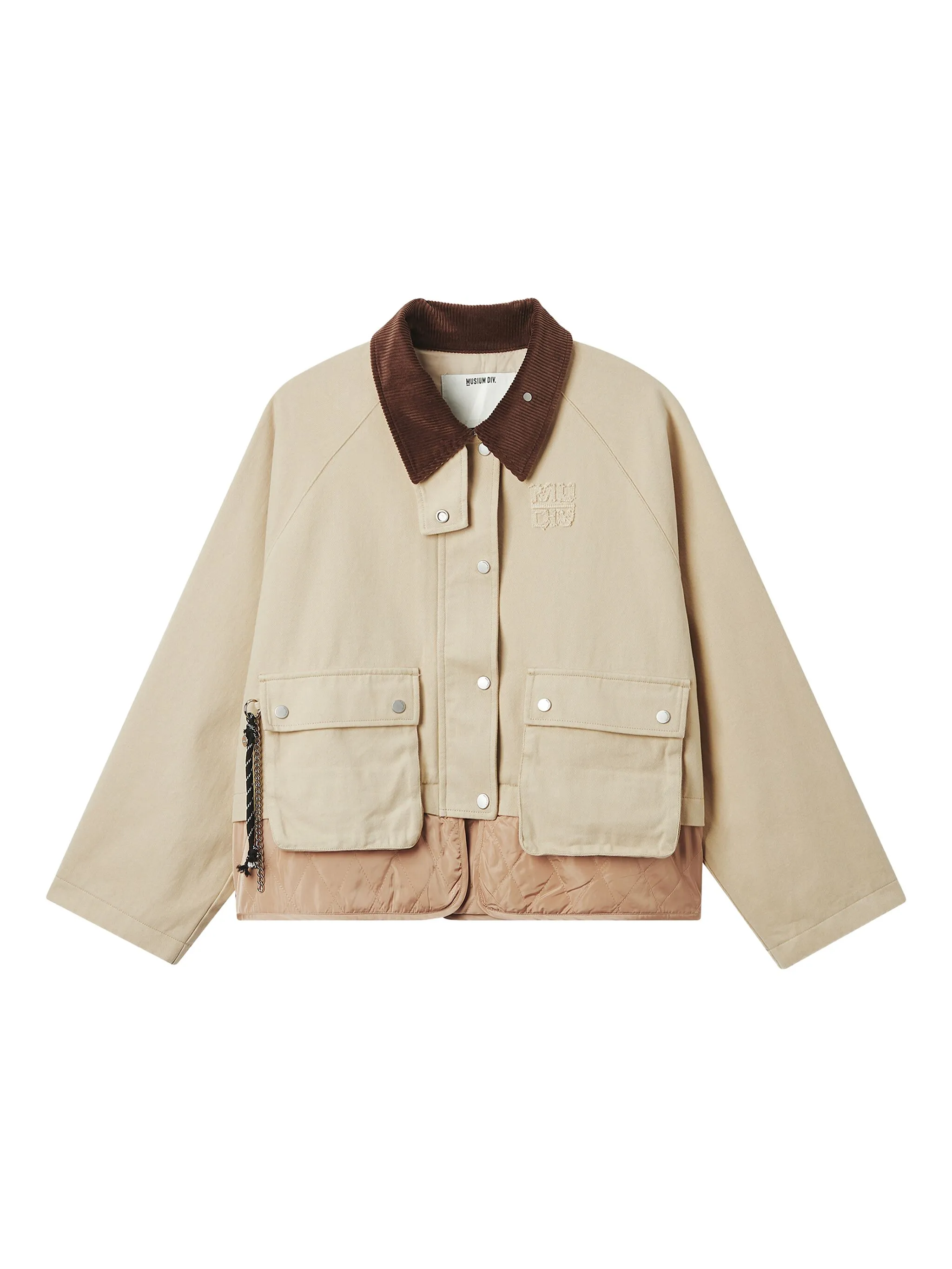 Куртка с вельветовым воротником Musium Div., бежевый
Куртка с вельветовым воротником Musium Div., бежевый