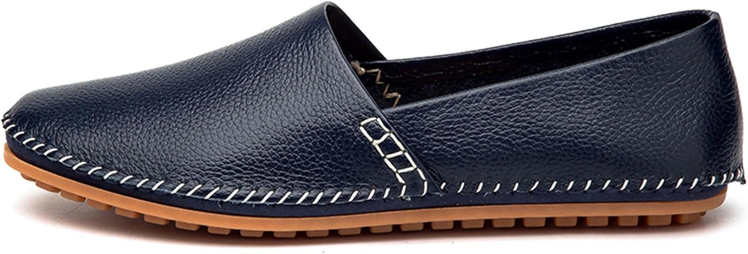 Мужские кожаные лоферы, повседневные туфли на плоской подошве, легкий дизайн, ручная строчка, удобные, мягкие, стильные, подходят для повседневных поездок, вождения, прогулок, свиданий и других случаев, носка во все сезоны Vtiao, синий
Мужские кожаные лоферы, повседневные туфли на плоской подошве, легкий дизайн, ручная строчка, удобные, мягкие, стильные, подходят для повседневных поездок, вождения, прогулок, свиданий и других случаев, носка во все сезоны Vtiao, синий