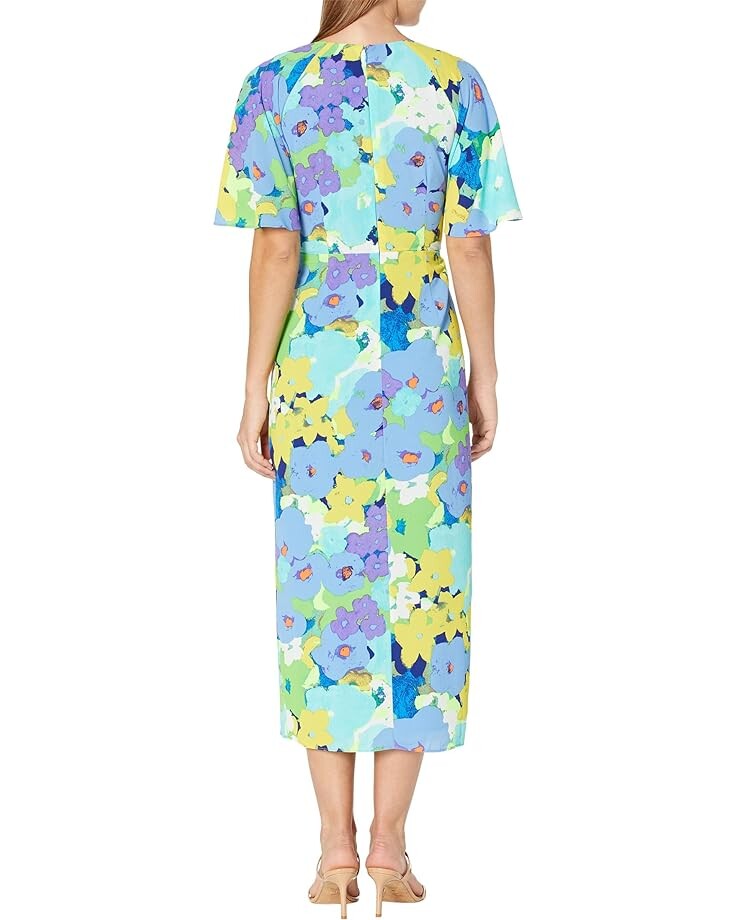 Платье Maggy London Faux Wrap Midi Dress, цвет Soft White/Periwinkle
Платье Maggy London Faux Wrap Midi Dress, цвет Soft White/Periwinkle
