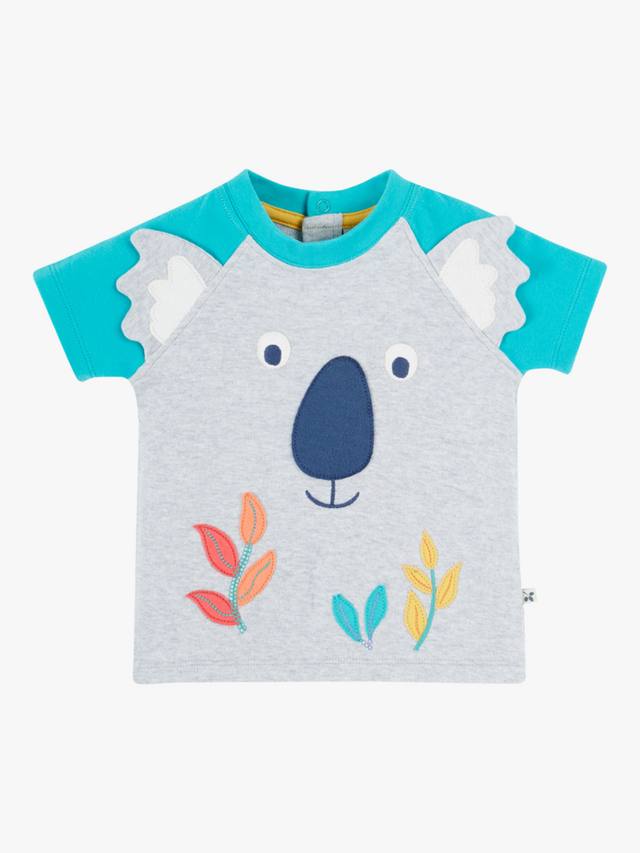 Детская футболка с аппликацией из органического хлопка реглан Frugi, цвет Grey Marl/Koala
Детская футболка с аппликацией из органического хлопка реглан Frugi, цвет Grey Marl/Koala