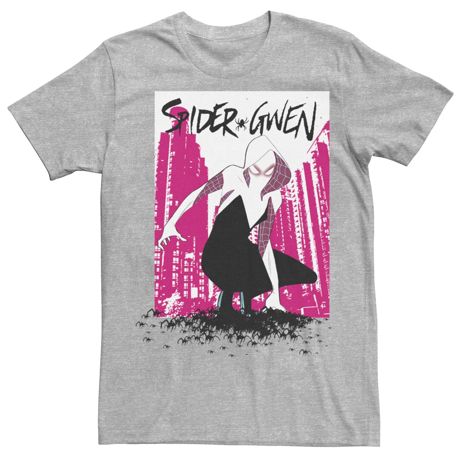 Мужская футболка с рисунком Marvel Spider-Gwen Licensed Character
Мужская футболка с рисунком Marvel Spider-Gwen Licensed Character