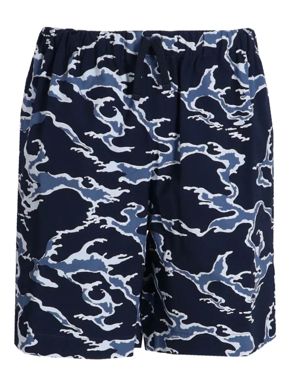 Хлопковые шорты с камуфляжным принтом океана KENZO, синий
Хлопковые шорты с камуфляжным принтом океана KENZO, синий