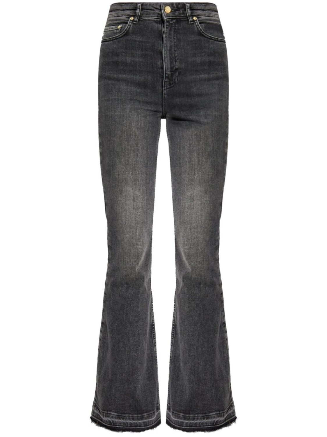 GANNI расклешенные джинсы с высокой талией и логотипом, серый
GANNI расклешенные джинсы с высокой талией и логотипом, серый