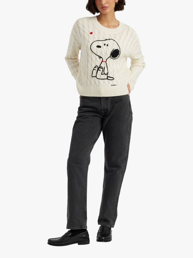 Свитер Snoopy Heart Wool Rich с кабельным узором Chinti & Parker, Cream
Свитер Snoopy Heart Wool Rich с кабельным узором Chinti & Parker, Cream