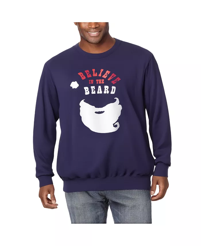 Флисовая толстовка с принтом Big & Tall KingSize, мультиколор 
Флисовая толстовка с принтом Big & Tall KingSize, мультиколор