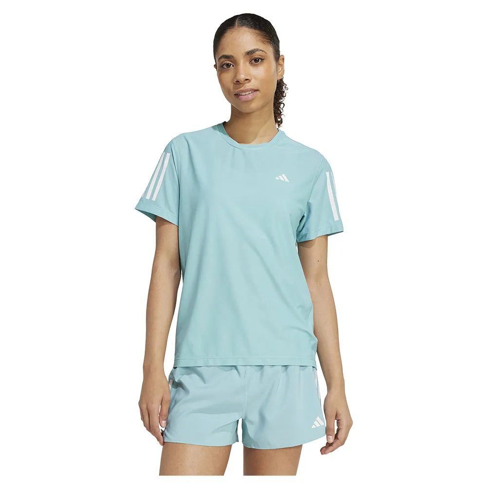 Футболка с коротким рукавом спортивная adidas Own The Run, синий 
Футболка с коротким рукавом спортивная adidas Own The Run, синий