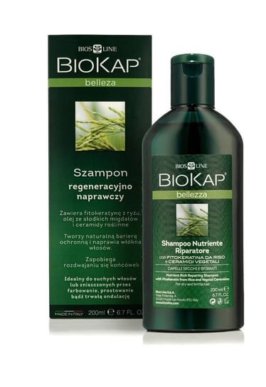 Восстанавливающий и восстанавливающий шампунь, 200 мл Biokap Bellezza, BIOS LINE
Восстанавливающий и восстанавливающий шампунь, 200 мл Biokap Bellezza, BIOS LINE