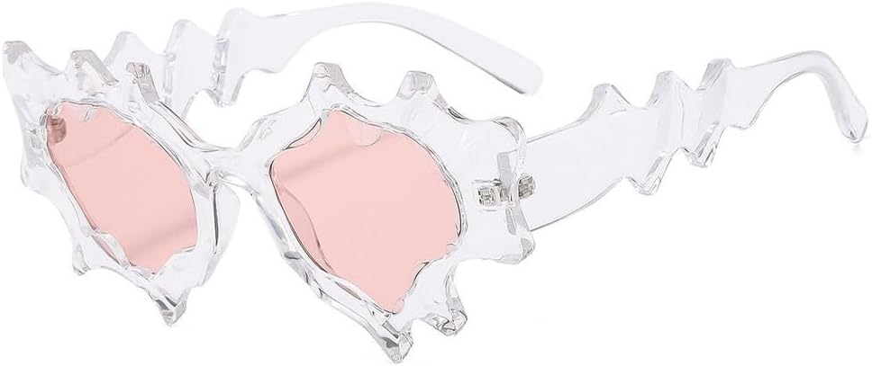 Модные солнцезащитные очки для женщин в стиле панк, модные солнцезащитные очки для мужчин, необычной формы, очки для вечеринок, защита от ультрафиолета UV400 WNCKSQ, Transparent
Модные солнцезащитные очки для женщин в стиле панк, модные солнцезащитные очки для мужчин, необычной формы, очки для вечеринок, защита от ультрафиолета UV400 WNCKSQ, Transparent