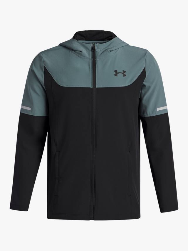 Детская куртка утилитарная с длинными рукавами Under Armour, Black/Jasper Blue
Детская куртка утилитарная с длинными рукавами Under Armour, Black/Jasper Blue