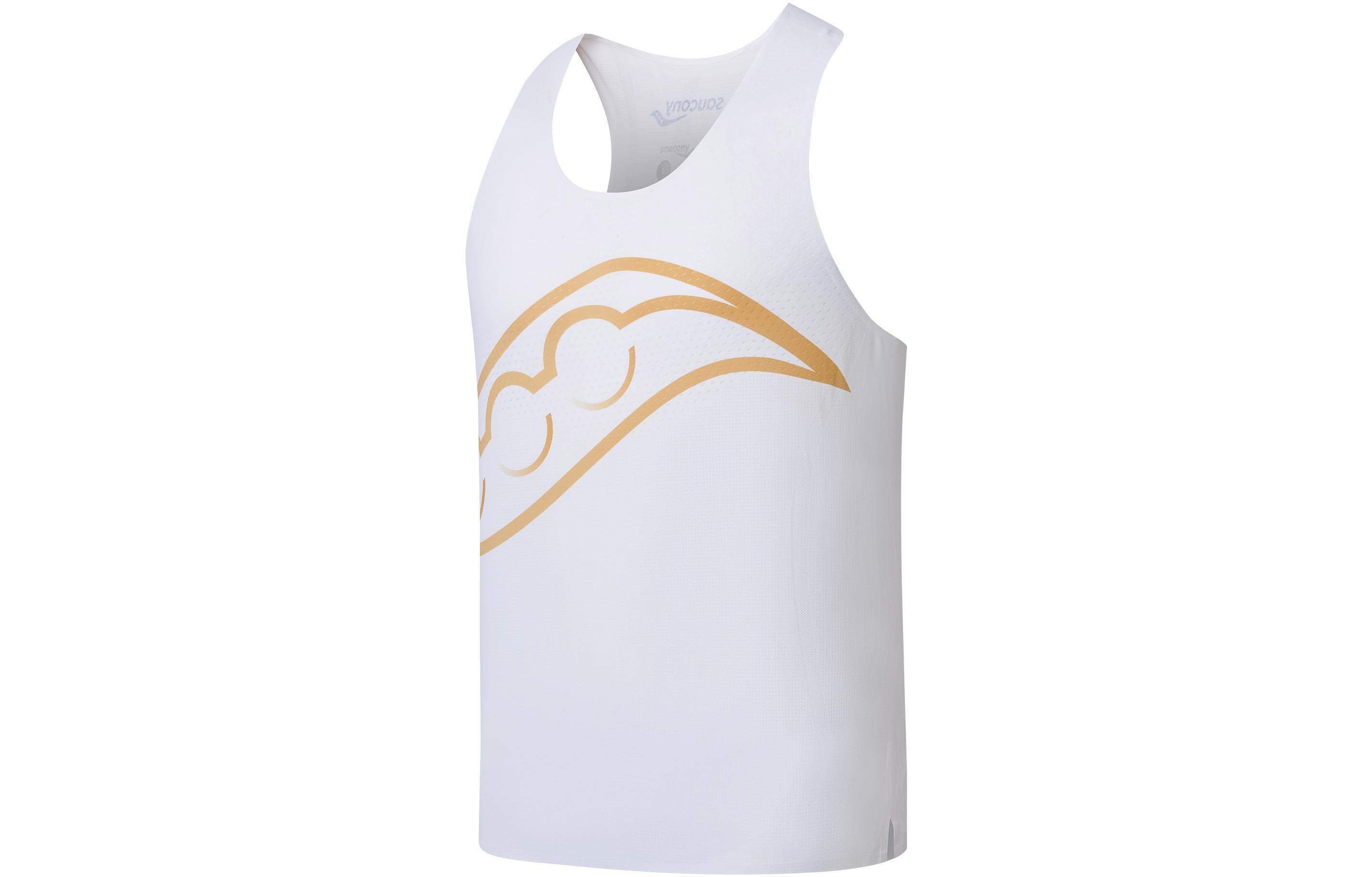 Saucony Белая унисекс майка для бега
Saucony Белая унисекс майка для бега