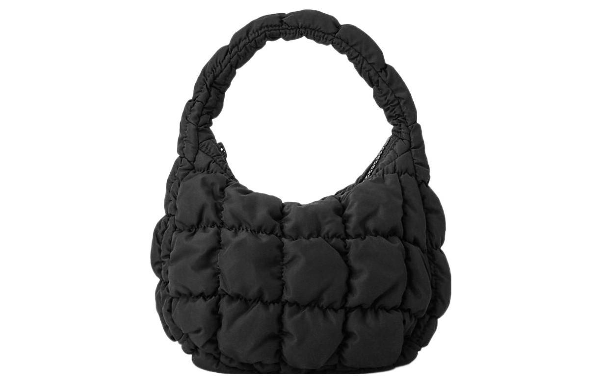 Полиэстеровая сумка-облако мини женская черная COS
Полиэстеровая сумка-облако мини женская черная COS