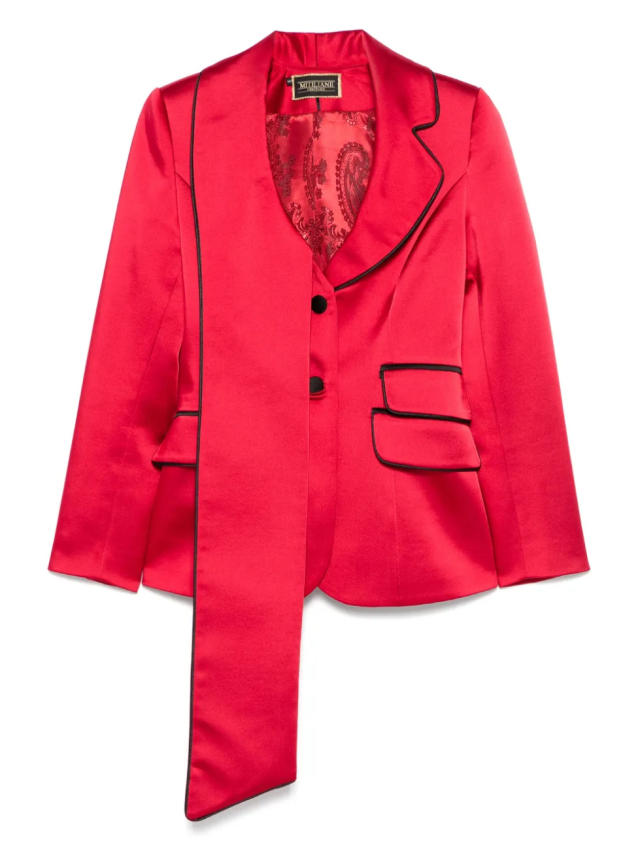 Пиджак асимметричного кроя MITILIANE COUTURE, красный
Пиджак асимметричного кроя MITILIANE COUTURE, красный
