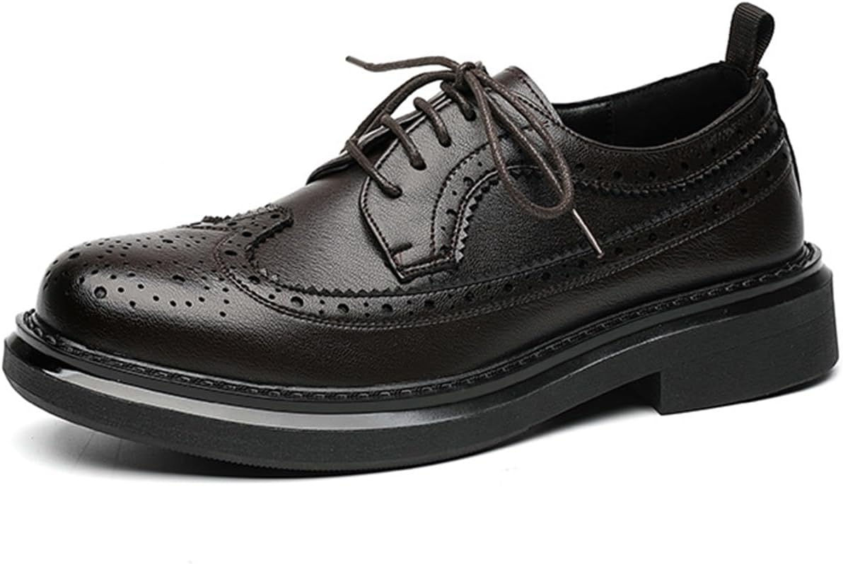 Мужские оксфорды KYOESCAI с шнуровкой, классические броги, формальные туфли для офиса, бизнеса, свадеб и вечеринок, коричневый
Мужские оксфорды KYOESCAI с шнуровкой, классические броги, формальные туфли для офиса, бизнеса, свадеб и вечеринок, коричневый