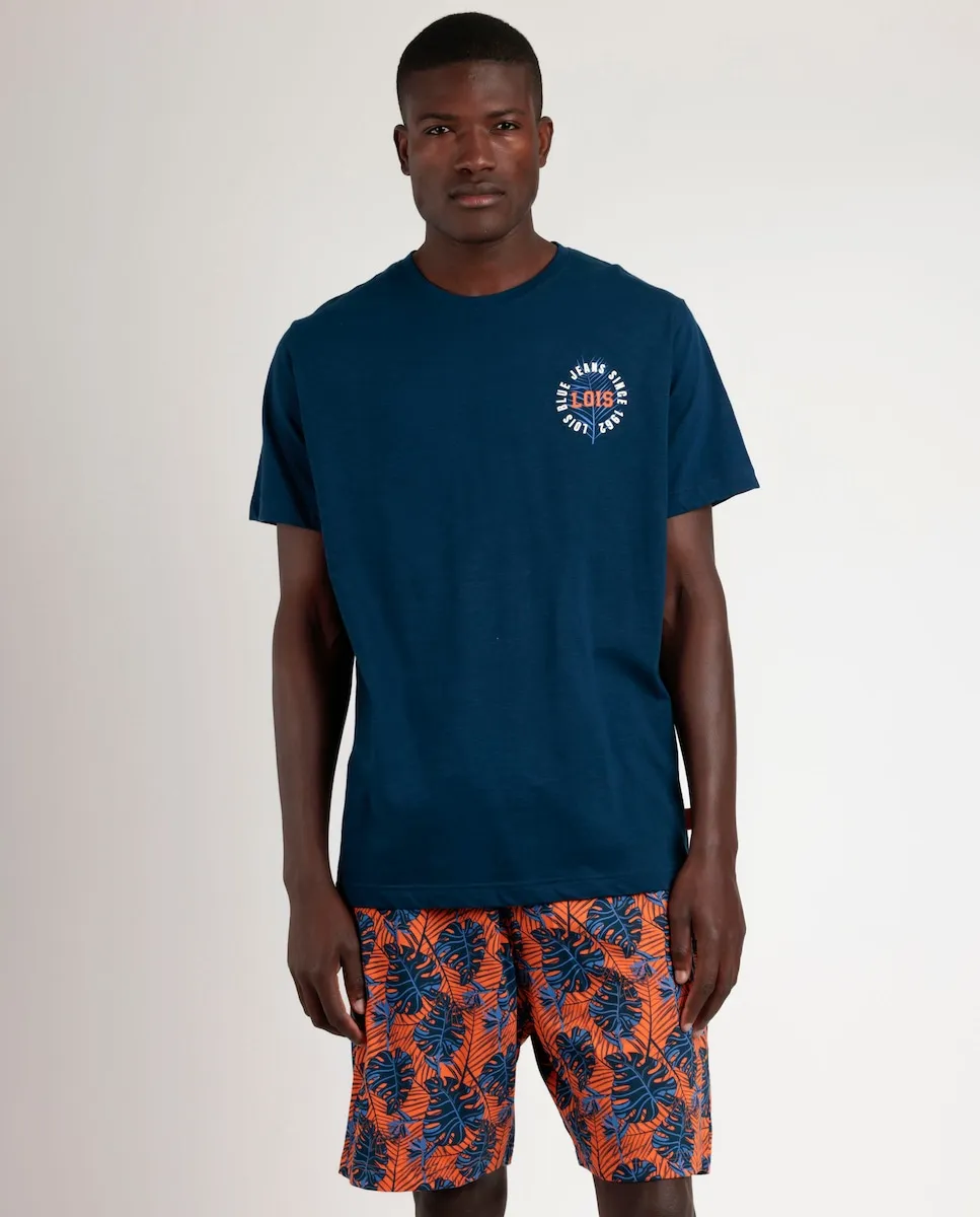 Мужская короткая трикотажная пижама темно-синего цвета Admas, тёмно-синий
Мужская короткая трикотажная пижама темно-синего цвета Admas, тёмно-синий