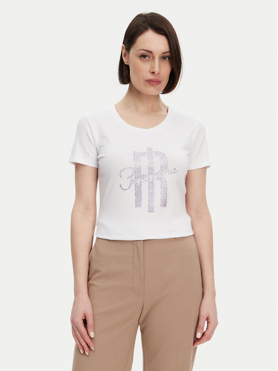 Облегающая футболка FP25ST3002J449N5 Fracomina, белый
Облегающая футболка FP25ST3002J449N5 Fracomina, белый