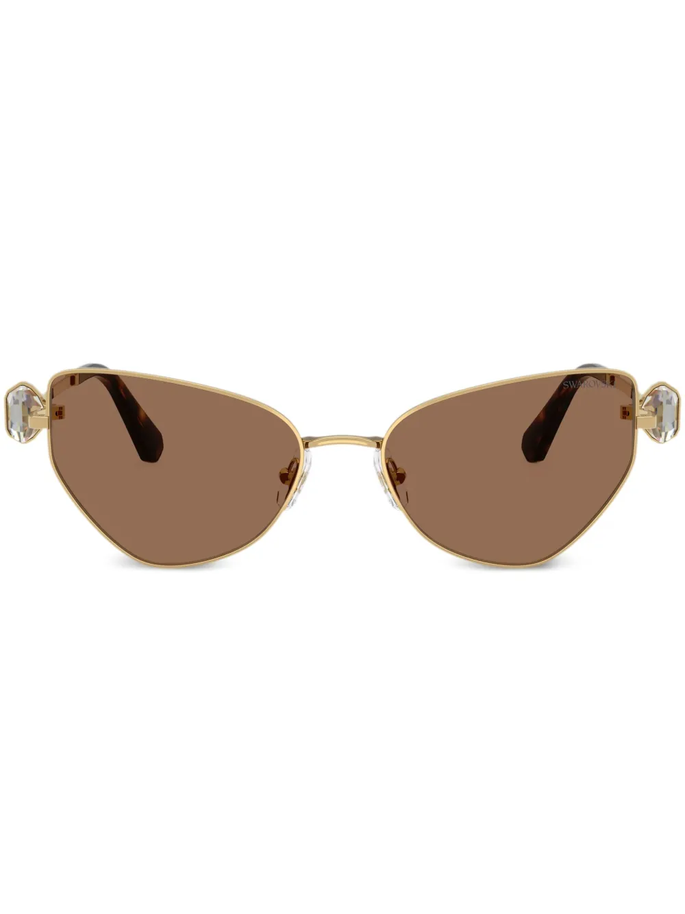 Солнцезащитные очки в оправе 'кошачий глаз' Swarovski, золотой
Солнцезащитные очки в оправе 'кошачий глаз' Swarovski, золотой