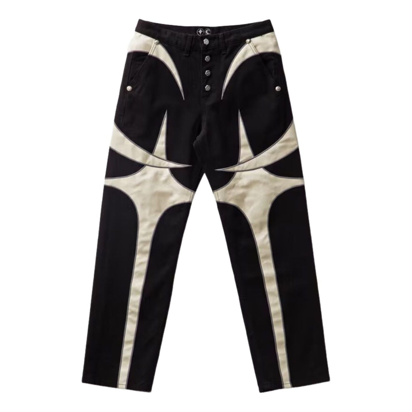 Джинсовые кожаные брюки Thug Club TC, черные
Джинсовые кожаные брюки Thug Club TC, черные