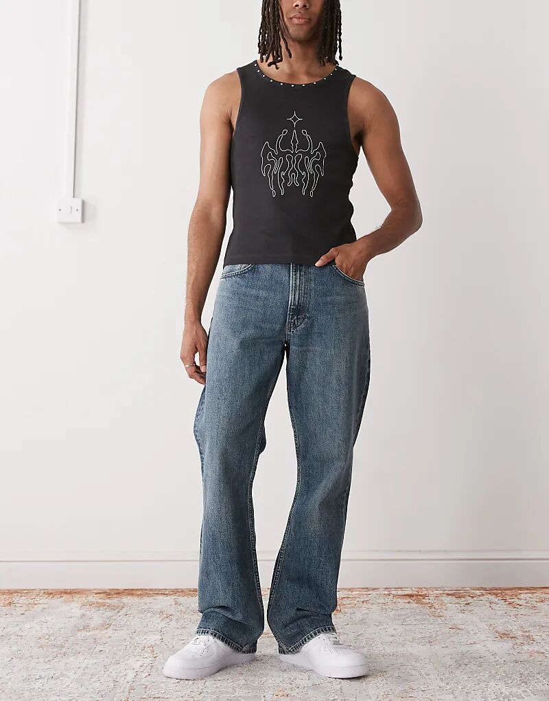 Джинсы Weekday Mercury с расклешенным кроем, синего цвета
Джинсы Weekday Mercury с расклешенным кроем, синего цвета