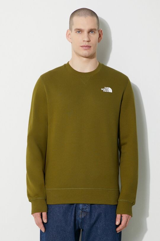 Хлопковая толстовка M Simple Dome Crew The North Face, зеленый
Хлопковая толстовка M Simple Dome Crew The North Face, зеленый