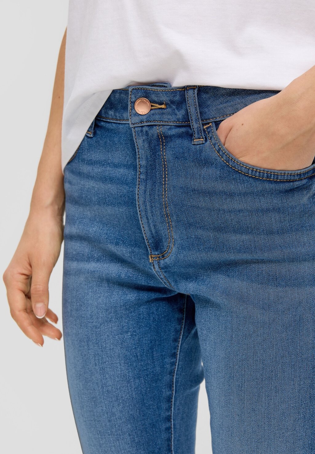 Джинсы узкого кроя QS, цвет Blau 
Джинсы узкого кроя QS, цвет Blau