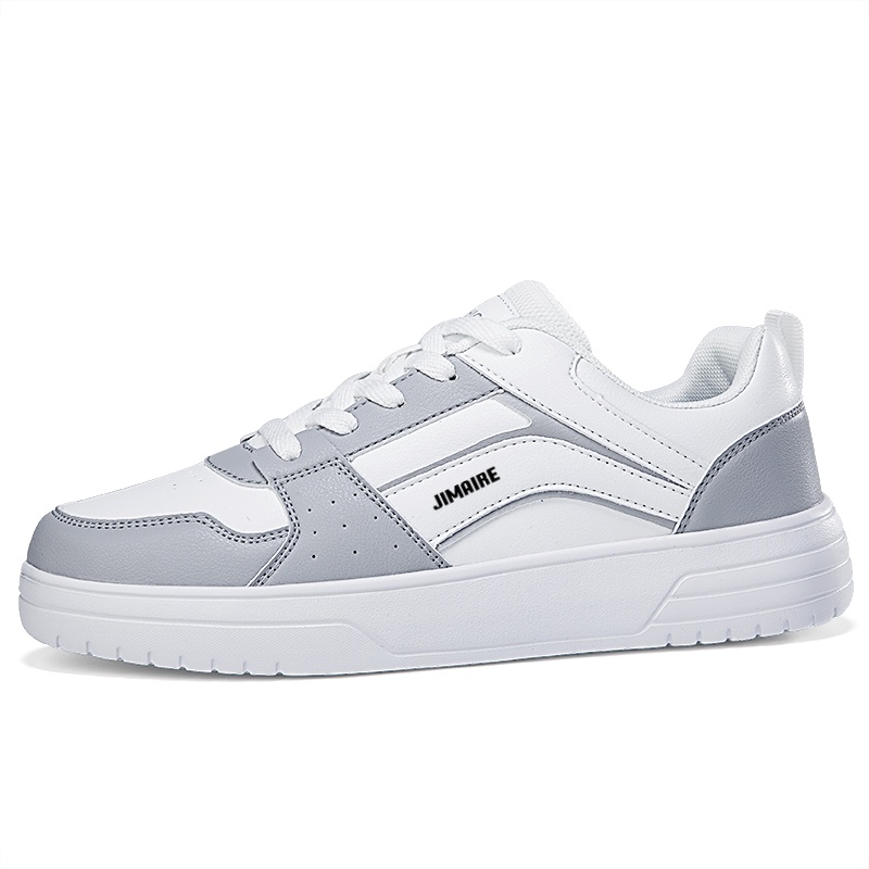 King Jinmai Низкие скейтерские кроссовки унисекс бело-серые, цвет White Gray
King Jinmai Низкие скейтерские кроссовки унисекс бело-серые, цвет White Gray