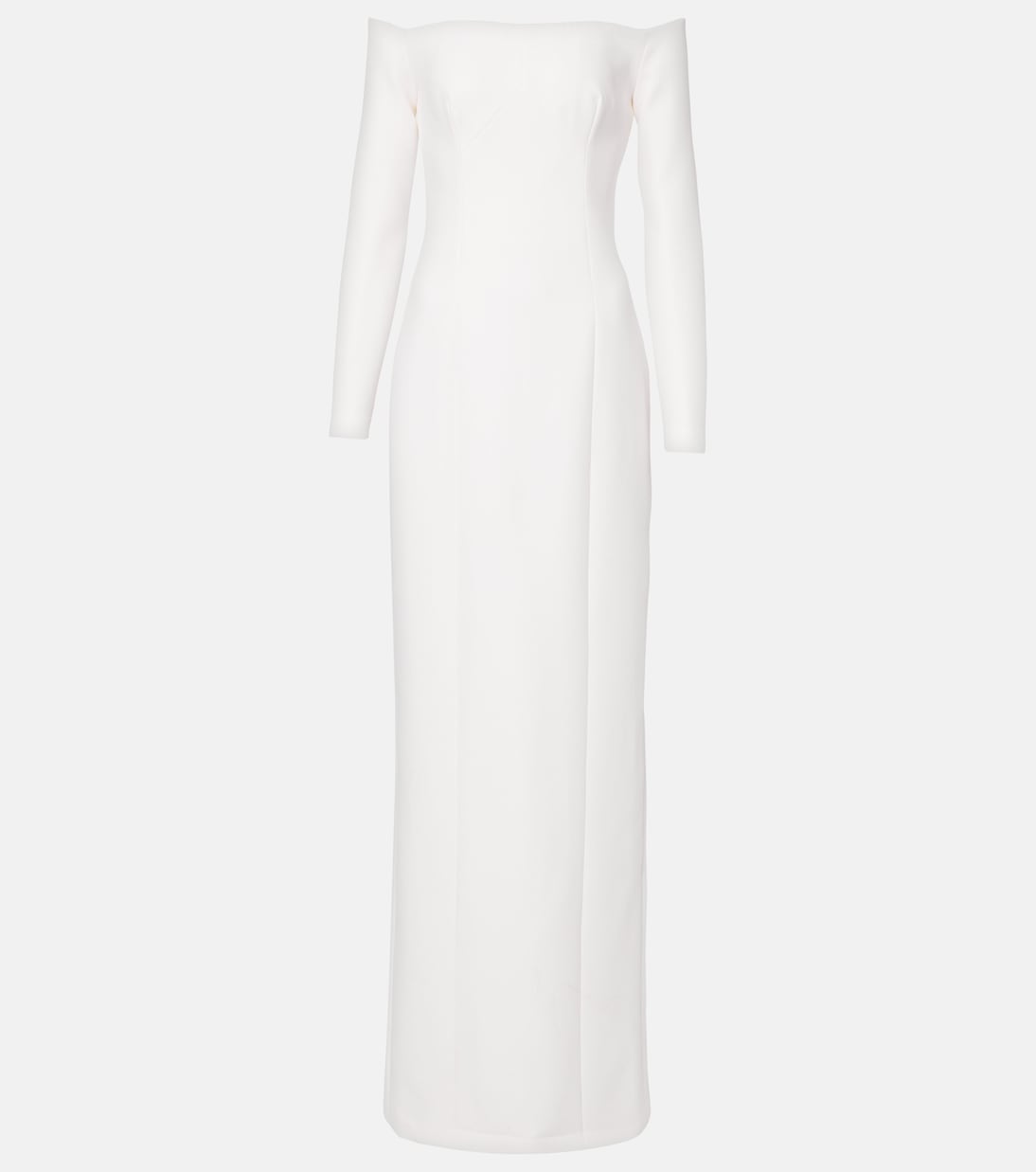 Свадебное платье с открытыми плечами из крепа Safiyaa, слоновая кость
Свадебное платье с открытыми плечами из крепа Safiyaa, слоновая кость