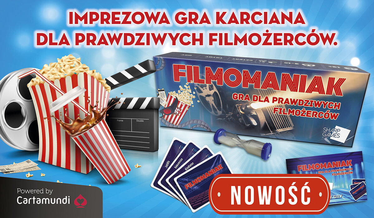 Киноманьяк, игра для вечеринок, Картамунди Cartamundi
Киноманьяк, игра для вечеринок, Картамунди Cartamundi