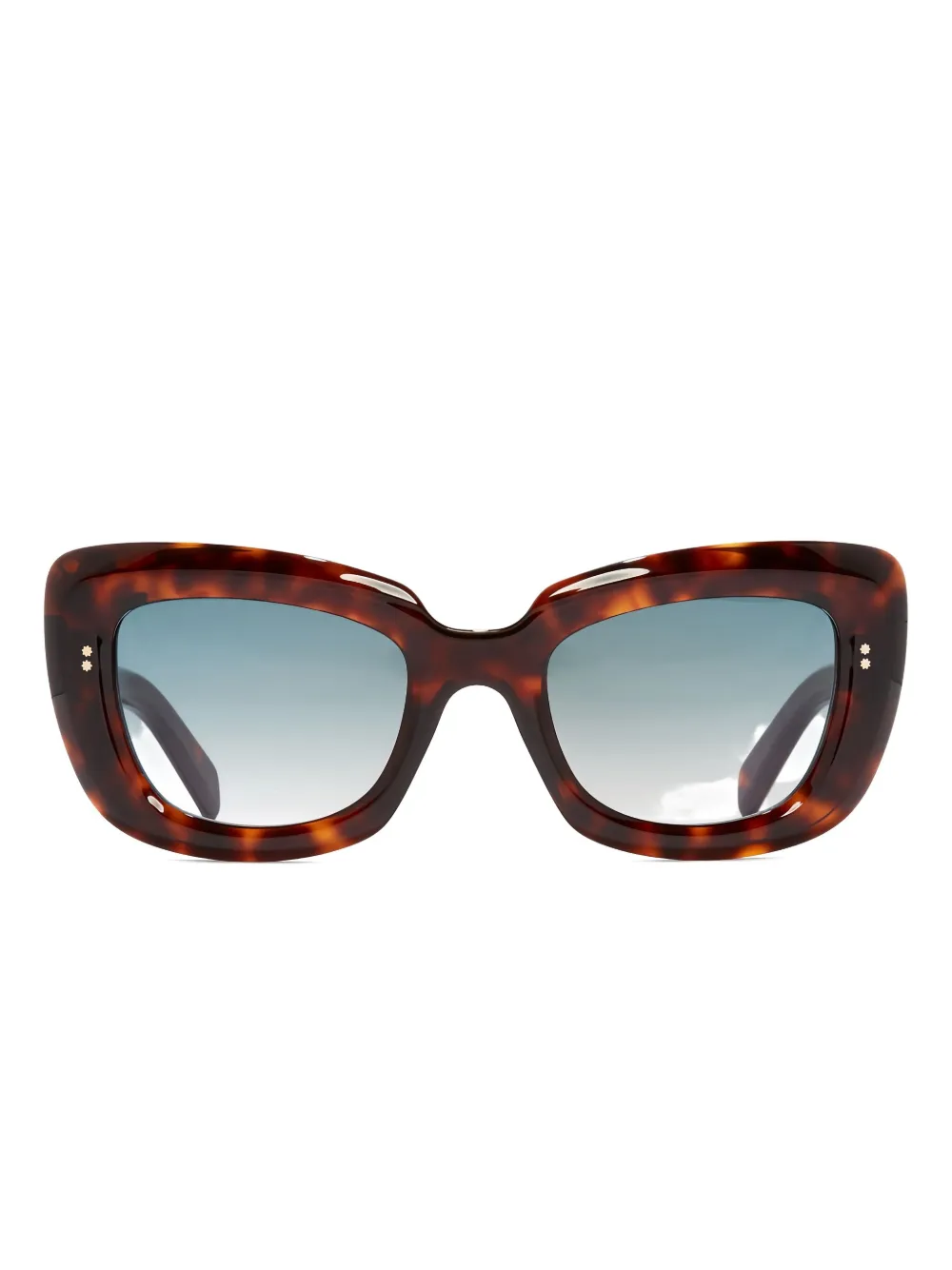 Солнцезащитные очки «кошачий глаз» с черепаховым узором Cutler & Gross, коричневый 
Солнцезащитные очки «кошачий глаз» с черепаховым узором Cutler & Gross, коричневый