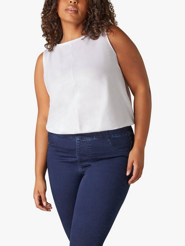 Жилет с круглым вырезом из хлопчатобумажной ткани Live Unlimited, белый
Жилет с круглым вырезом из хлопчатобумажной ткани Live Unlimited, белый