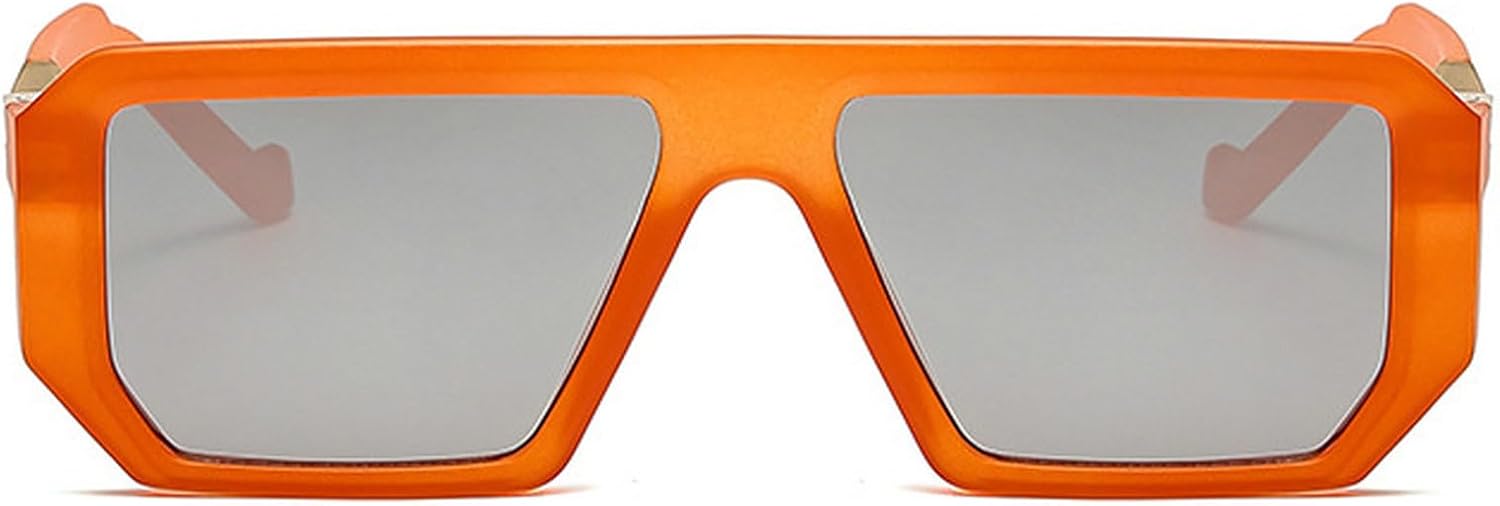 Мужские модные квадратные солнцезащитные очки, женские винтажные солнцезащитные очки, классическая геометрия, прямоугольные очки, ретро-очки в большой оправе mincl, Orange Gray
Мужские модные квадратные солнцезащитные очки, женские винтажные солнцезащитные очки, классическая геометрия, прямоугольные очки, ретро-очки в большой оправе mincl, Orange Gray