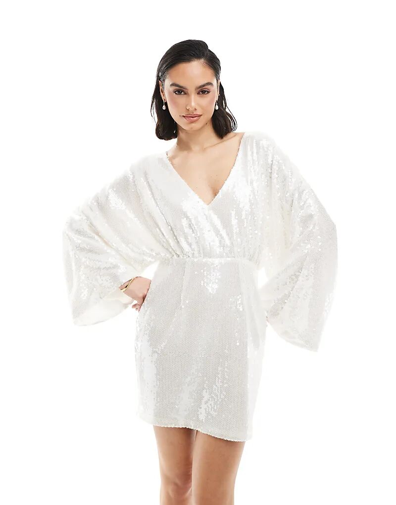 Мини-платье Maya Sequin с открытой спиной белого цвета Maya
Мини-платье Maya Sequin с открытой спиной белого цвета Maya