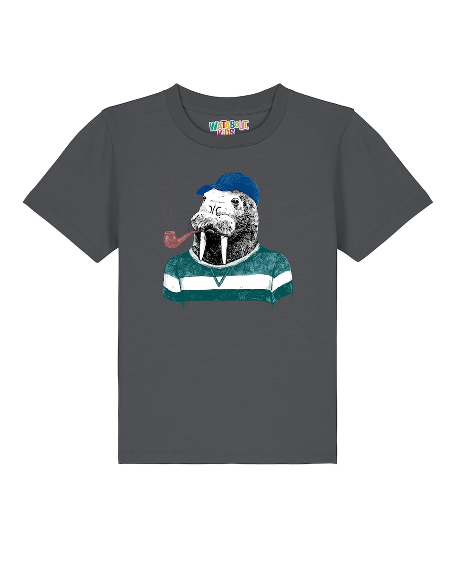 Рубашка watabout.kids Walross, антрацит
Рубашка watabout.kids Walross, антрацит