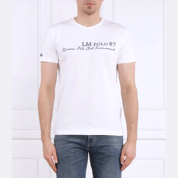 Футболка стандартного кроя La Martina, белый
Футболка стандартного кроя La Martina, белый