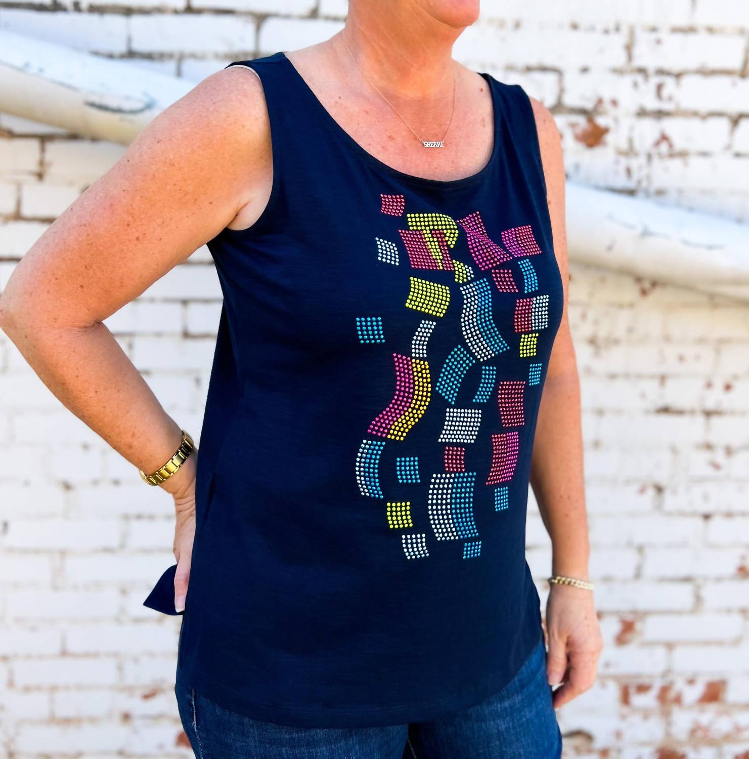 Майка Color Gem черного цвета Multi Multiples
Майка Color Gem черного цвета Multi Multiples