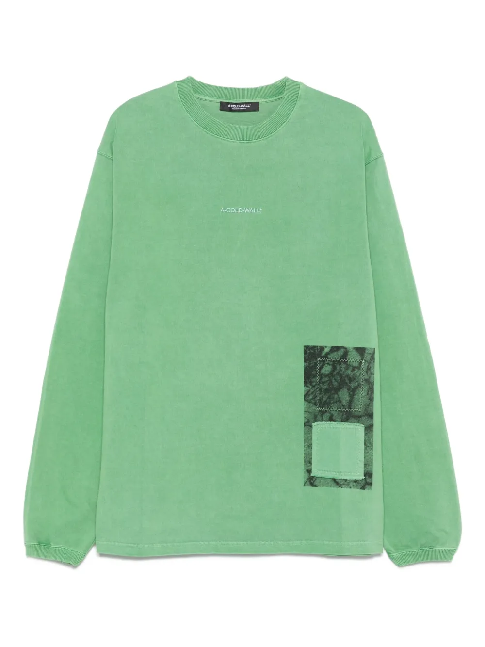 Хлопковая толстовка в стиле кубизма A-COLD-WALL*, зеленый
Хлопковая толстовка в стиле кубизма A-COLD-WALL*, зеленый