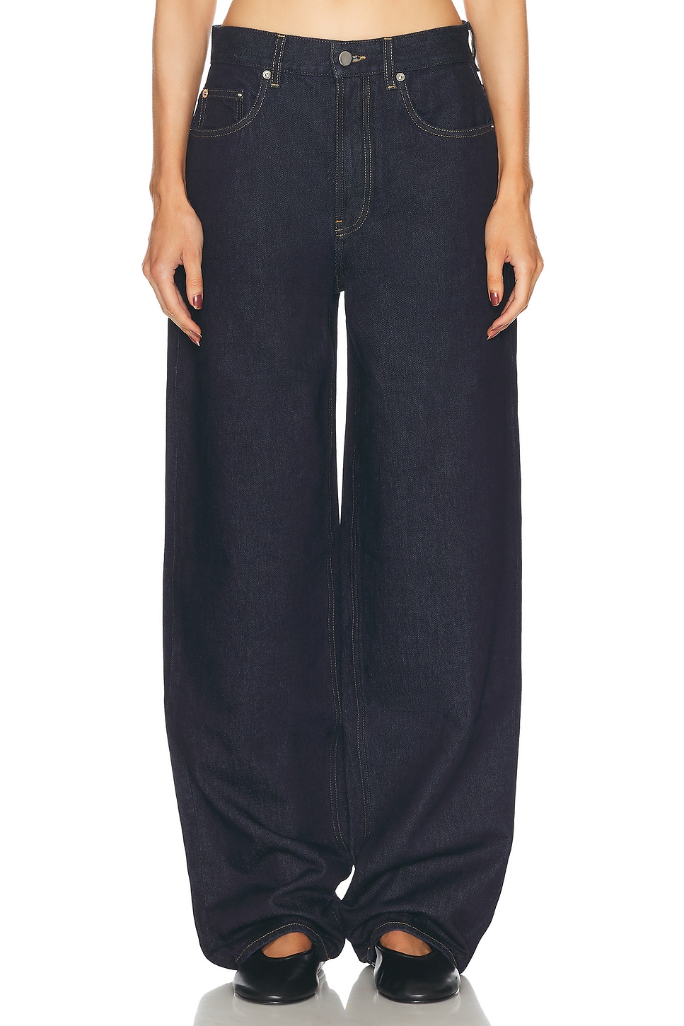 Джинсы Samur с прямыми штанинами Loulou De Saison, Wash
Джинсы Samur с прямыми штанинами Loulou De Saison, Wash