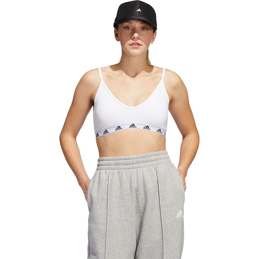 Спортивный бюстгальтер adidas Pureb, белый
Спортивный бюстгальтер adidas Pureb, белый
