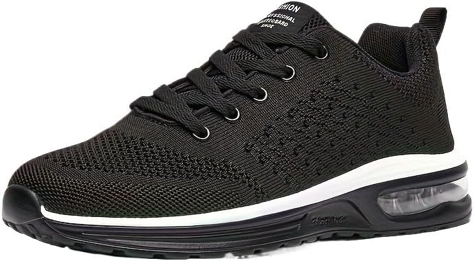 Мужские спортивные кроссовки большого размера однотонные на шнуровке - дышащий верх, нескользящая резиновая подошва, стелька с амортизирующей EVA для всех сезонов на открытом воздухе Hoalox, черный
Мужские спортивные кроссовки большого размера однотонные на шнуровке - дышащий верх, нескользящая резиновая подошва, стелька с амортизирующей EVA для всех сезонов на открытом воздухе Hoalox, черный